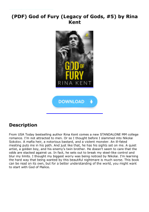 Unduh Download [PDF] God of Fury (Legacy of Gods, #5) by Rina Kent secara gratis