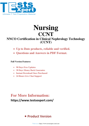 Скачать Maximize Success the CCNT - NNCO Clinical Nephrology Technology Exam.pdf бесплатно