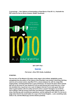 Unduh (Read) PDF Toto by A.J. Hackwith (1).pdf secara gratis