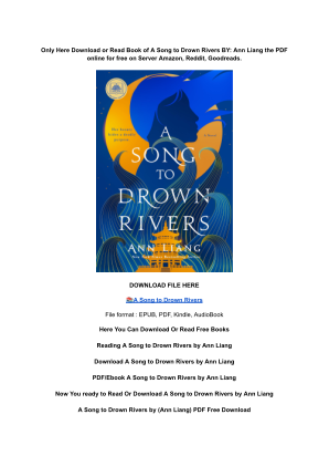 Unduh (DOWNLOAD) (PDF) A Song to Drown Rivers by Ann Liang secara gratis