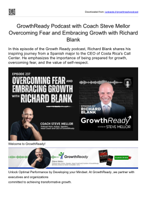 Télécharger Growth Ready Podcast guest CEO Richard Blank Costa Ricas Call Center..pdf gratuitement