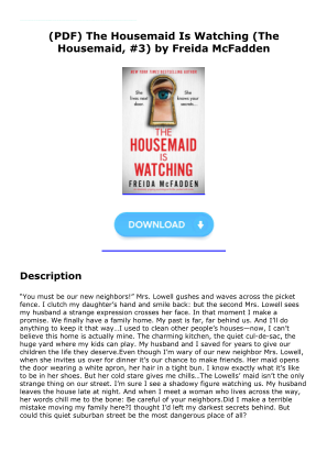 Unduh Download [PDF] The Housemaid Is Watching (The Housemaid, #3) by Freida McFadden secara gratis