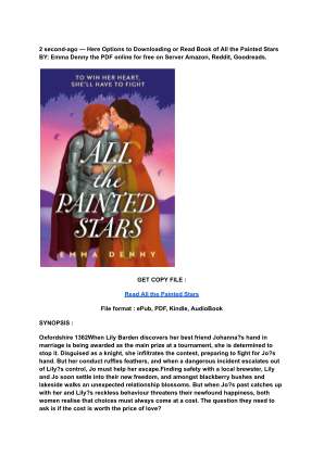 Unduh (Read) PDF All the Painted Stars by Emma Denny.pdf secara gratis