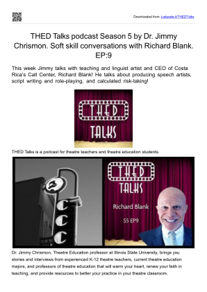 Download Soft skill conversations with Richard Blank. EP9. THED Talks podcast Season 5 by Dr. Jimmy Chrismon. for free