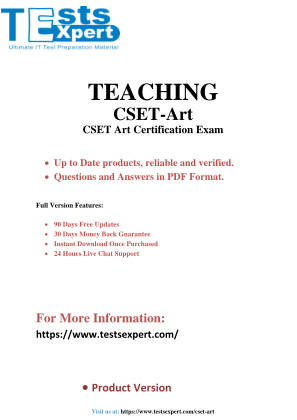 免费下载 Empower Your Career with the CSET-Art Certification Exam Success.pdf