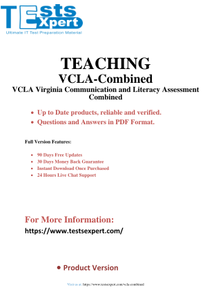 Descargar Triumph in VCLA Virginia Communication & Literacy Assessment Exam.pdf gratis