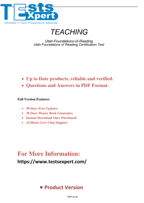 Unduh Dominate the Utah Foundations of Reading Certification Exam.pdf secara gratis