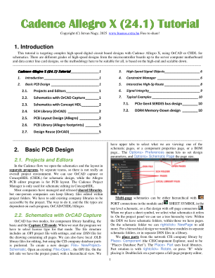 免费下载 Allegro X Turorial.pdf