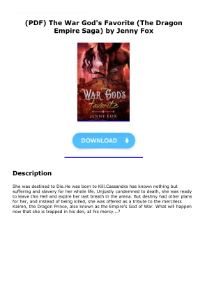 Unduh Download [PDF] The War God's Favorite (The Dragon Empire Saga) by Jenny Fox secara gratis