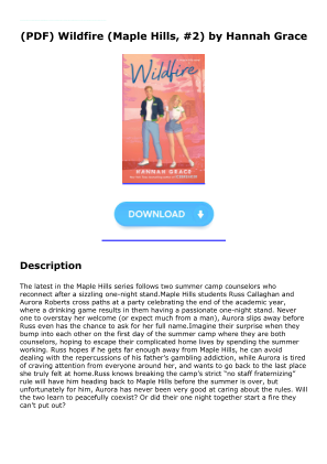 Unduh Download [PDF] Wildfire (Maple Hills, #2) by Hannah  Grace secara gratis