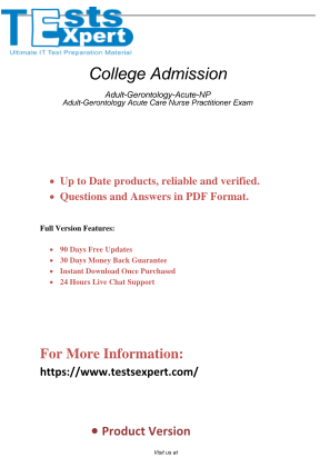 Descargar Complete Adult-Gerontology Acute Care NP Exam Prep - Success Guide.pdf gratis