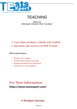 免费下载 Prepare for the WEST-B Exam Your Guide to Educator Success.pdf