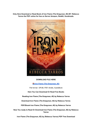 Unduh (DOWNLOAD) (PDF) Iron Flame (The Empyrean, #2) by Rebecca Yarros secara gratis