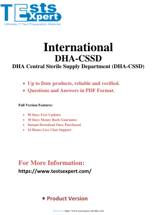 Descargar Master the DHA-CSSD Exam Your Path to Sterile Supply Success.pdf gratis