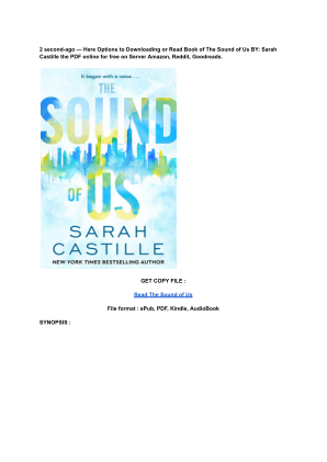 Unduh (Read) PDF The Sound of Us by Sarah Castille (1).pdf secara gratis