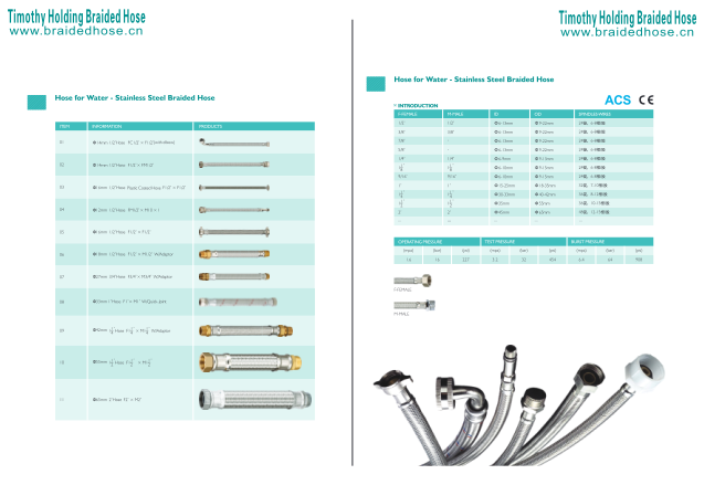 Descargar Flexible Hose For Water.pdf gratis