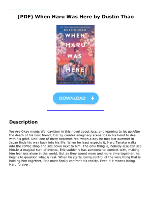 Unduh Download [PDF] When Haru Was Here by Dustin Thao secara gratis