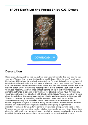 Unduh Download [PDF] Don't Let the Forest In by C.G. Drews secara gratis