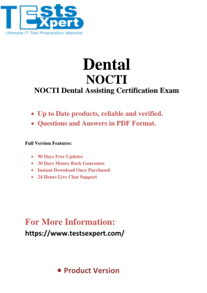 免费下载 Achieve Success in the NOCTI Dental Assisting Exam Guide.pdf