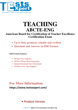 免费下载 Prepare to Pass the ABCTE-ENG Teacher Certification Exam.pdf